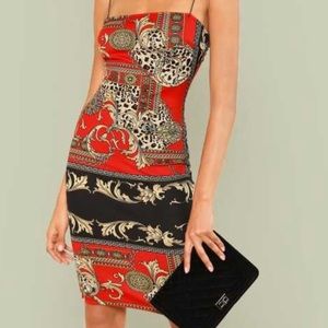 Red Detail Dress